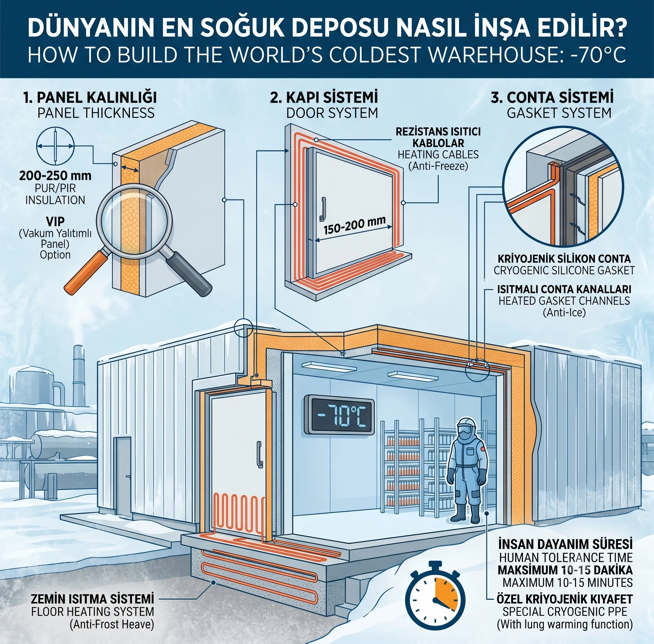 Dünyanın En Soğuk Deposu Nasıl İnşa Edilir? -70°C'nin Sırları