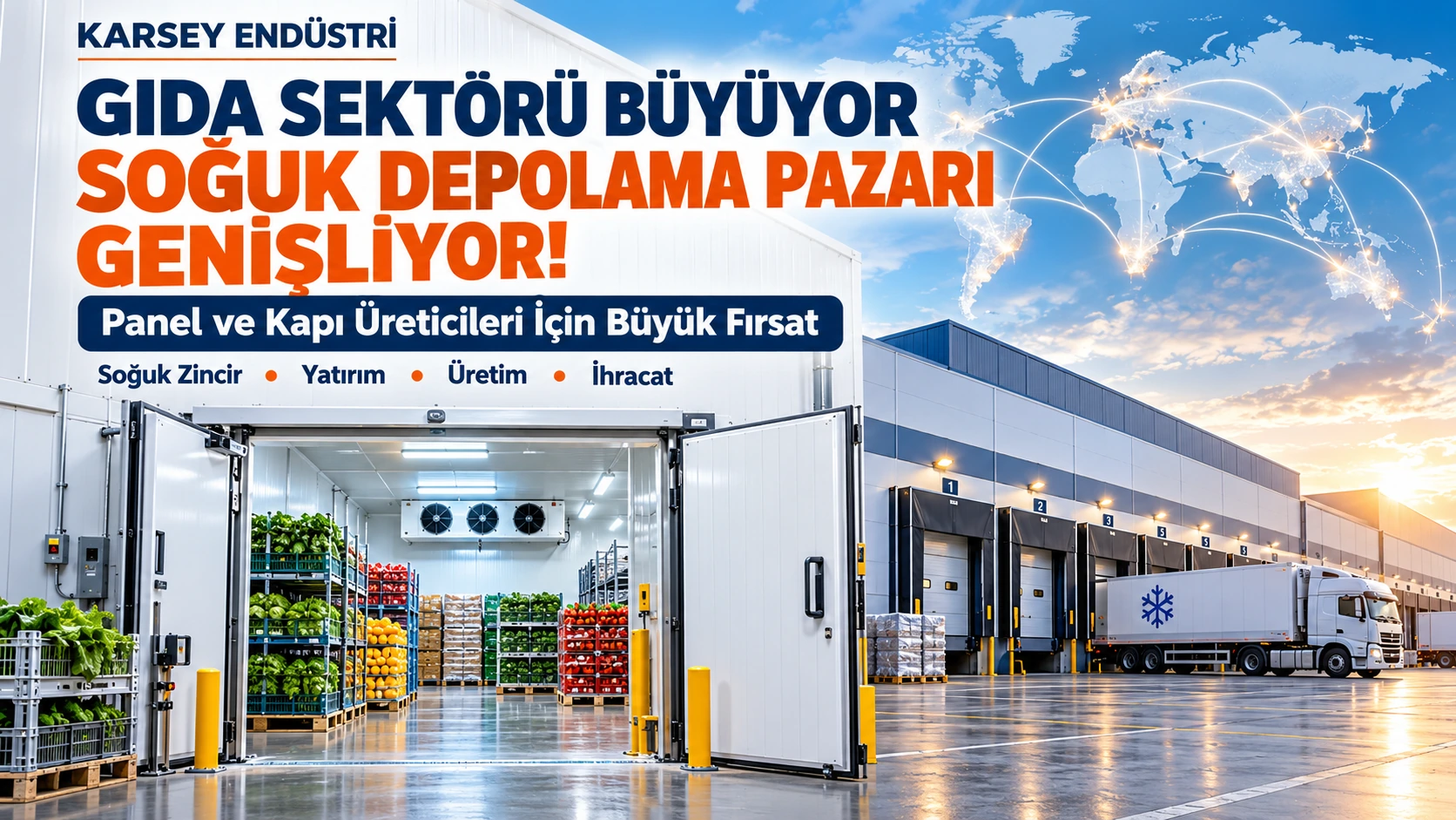 Gıda Sektörü Büyüyor, Soğuk Depolamada Fırsatlar Artıyor!