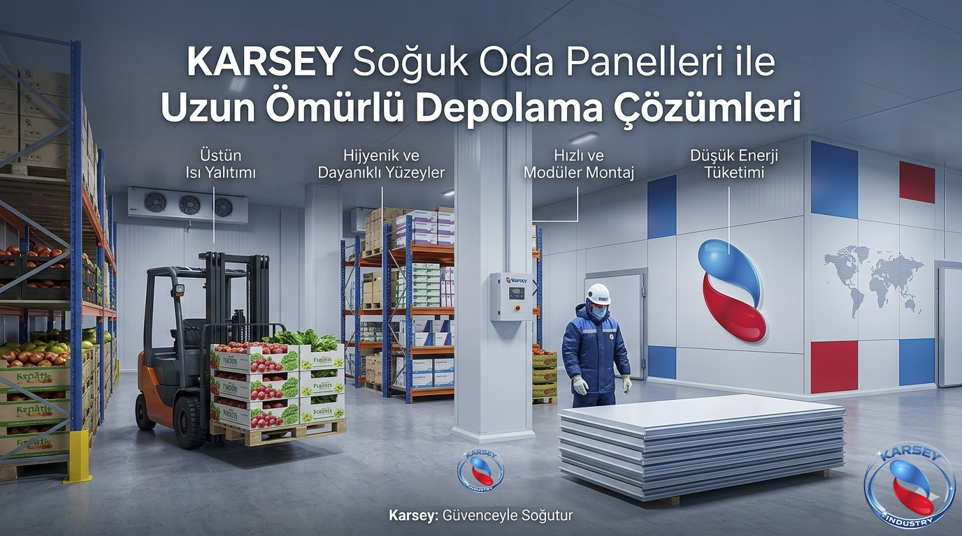 Karsey Soğuk Oda Panelleri ile Uzun Ömürlü Depolama Çözümleri