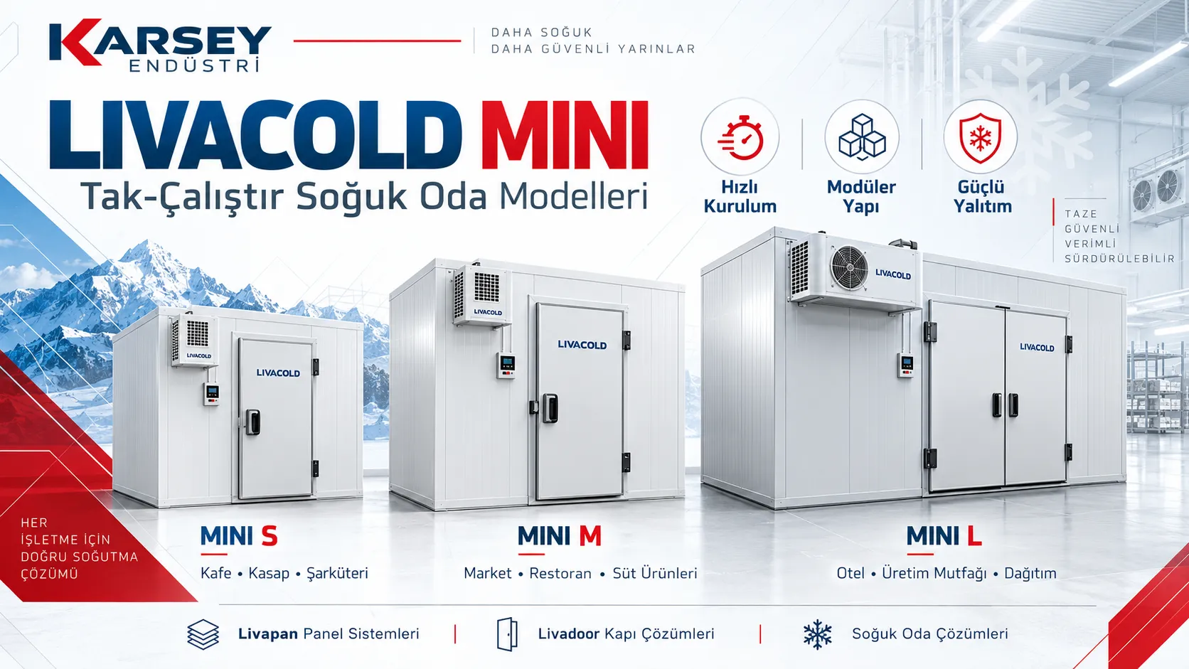 Küçük ve Orta İşletmeler İçin Modüler Soğuk Oda Çözümleri