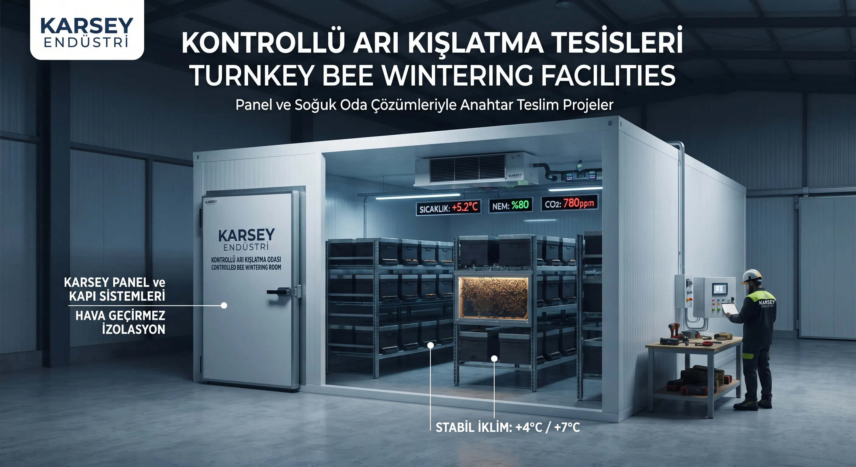 Kapalı Alanda Arı Kışlatma Sistemleri