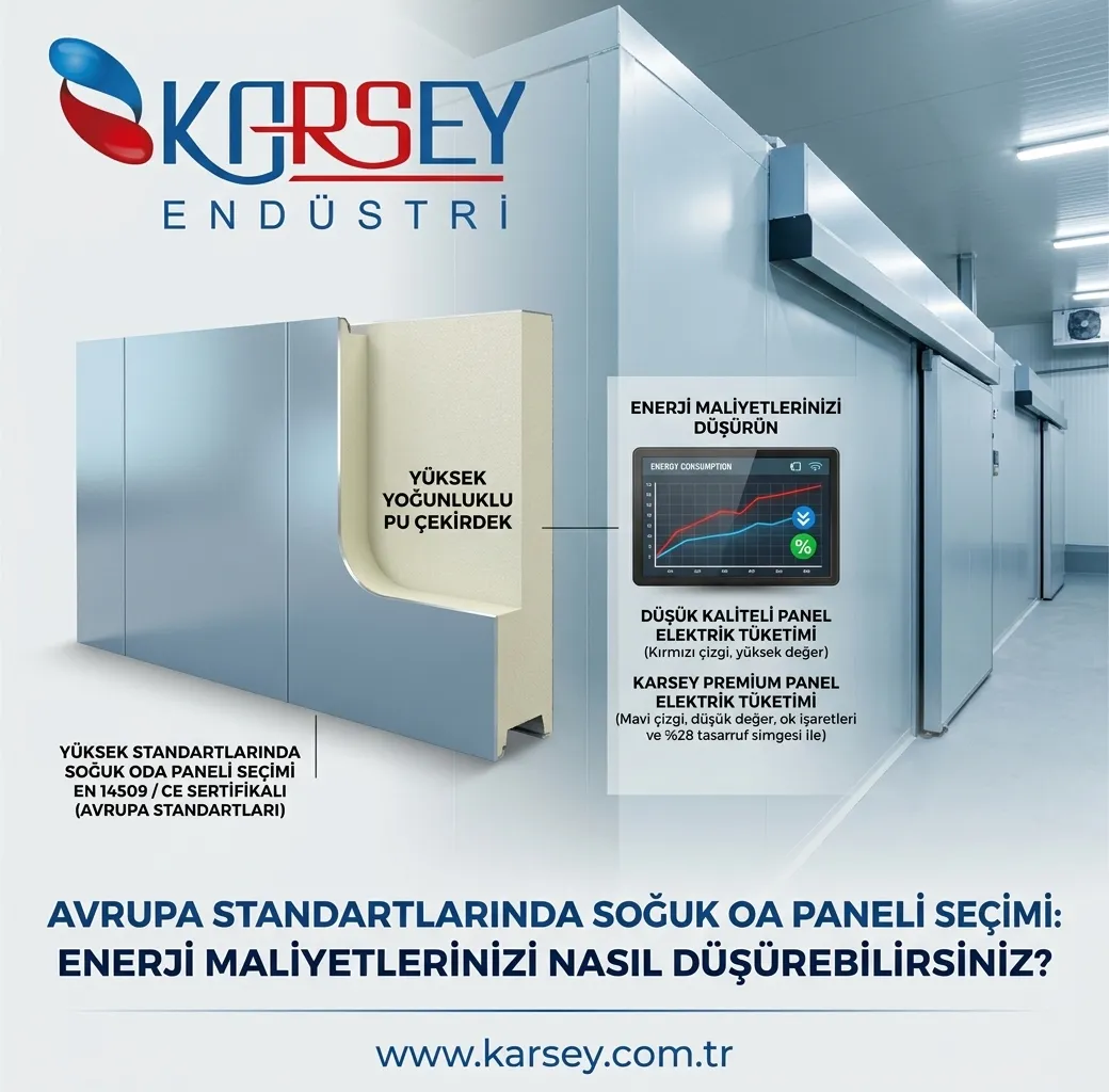 Avrupa Standartlarında Soğuk Oda Paneli Seçimi: Enerji Maliyetlerinizi Nasıl Düşürebilirsiniz?