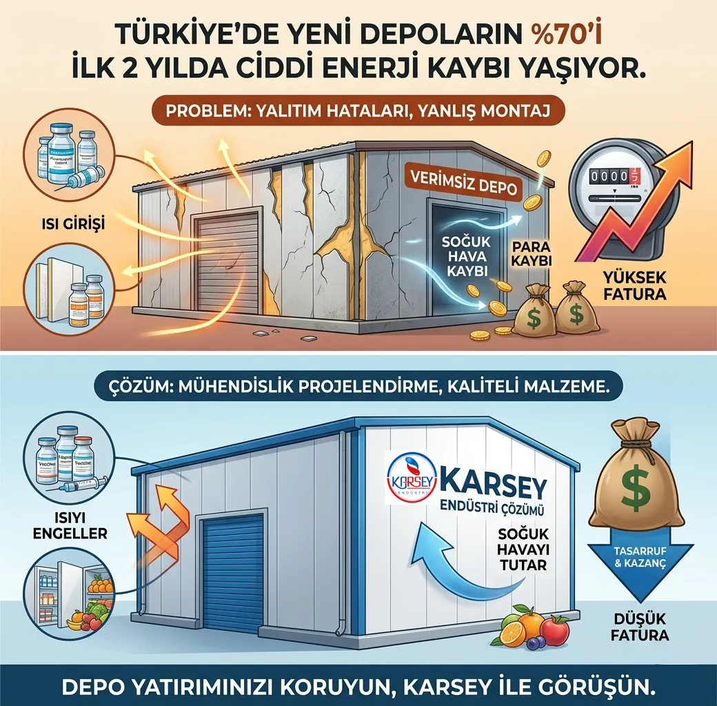 Türkiye’de Kurulan Soğuk Hava Depolarının %70’i Neden İlk 2 Yıl İçinde 